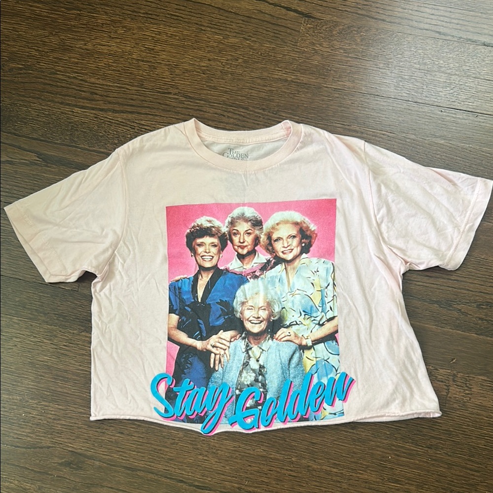 Stay Golden Graphic Tee - Pink